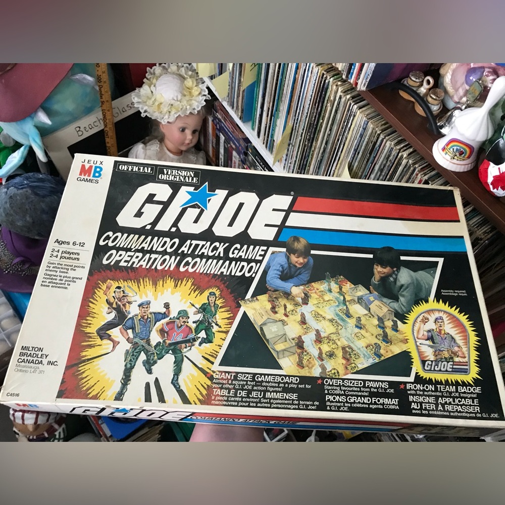 1985 G I  J O E Commando Attack G A M E (missing patch)